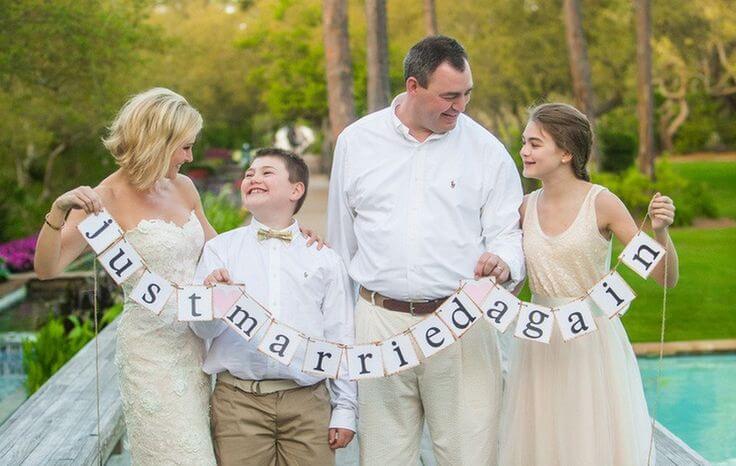 NEW - Family at vow renewal